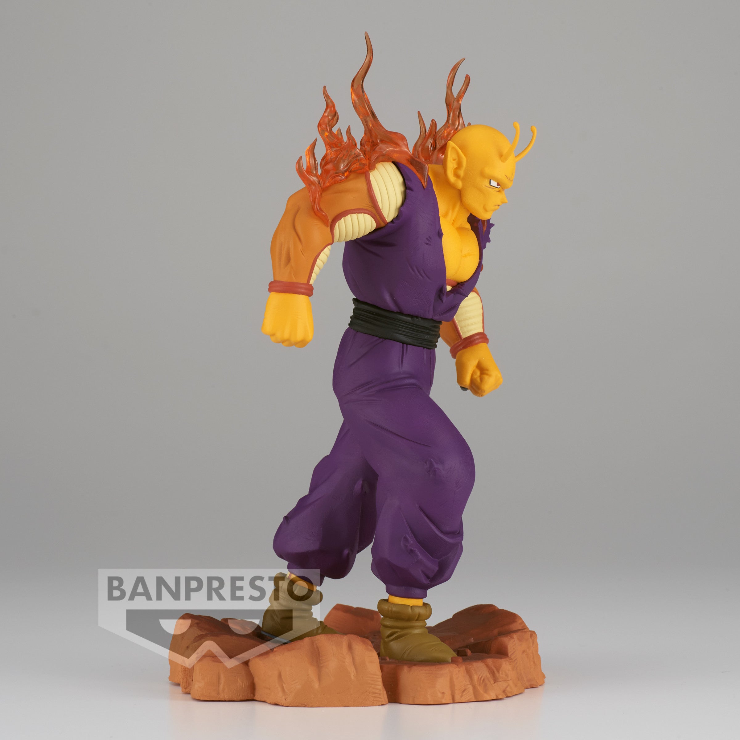 Figurine de Orange Piccolo du film Dragon Ball Super, mesurant 14 cm, fabriquée en PVC par Banpresto.