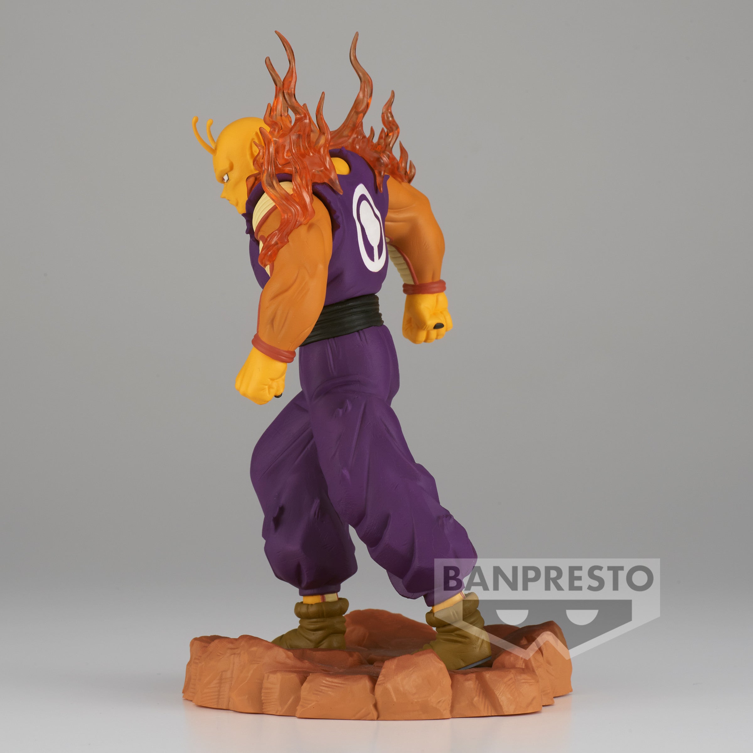 Figurine de Orange Piccolo du film Dragon Ball Super, mesurant 14 cm, fabriquée en PVC par Banpresto.