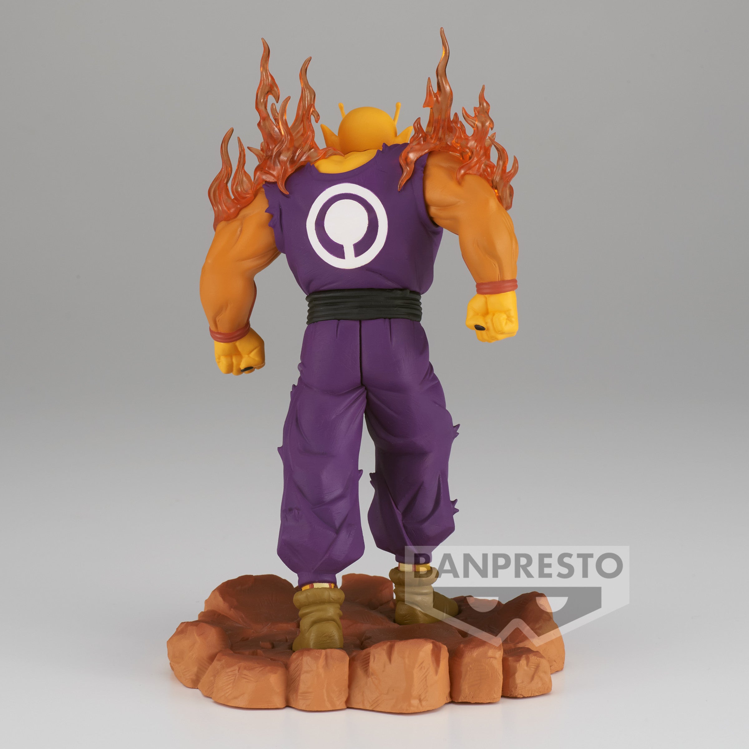 Figurine de Orange Piccolo du film Dragon Ball Super, mesurant 14 cm, fabriquée en PVC par Banpresto.