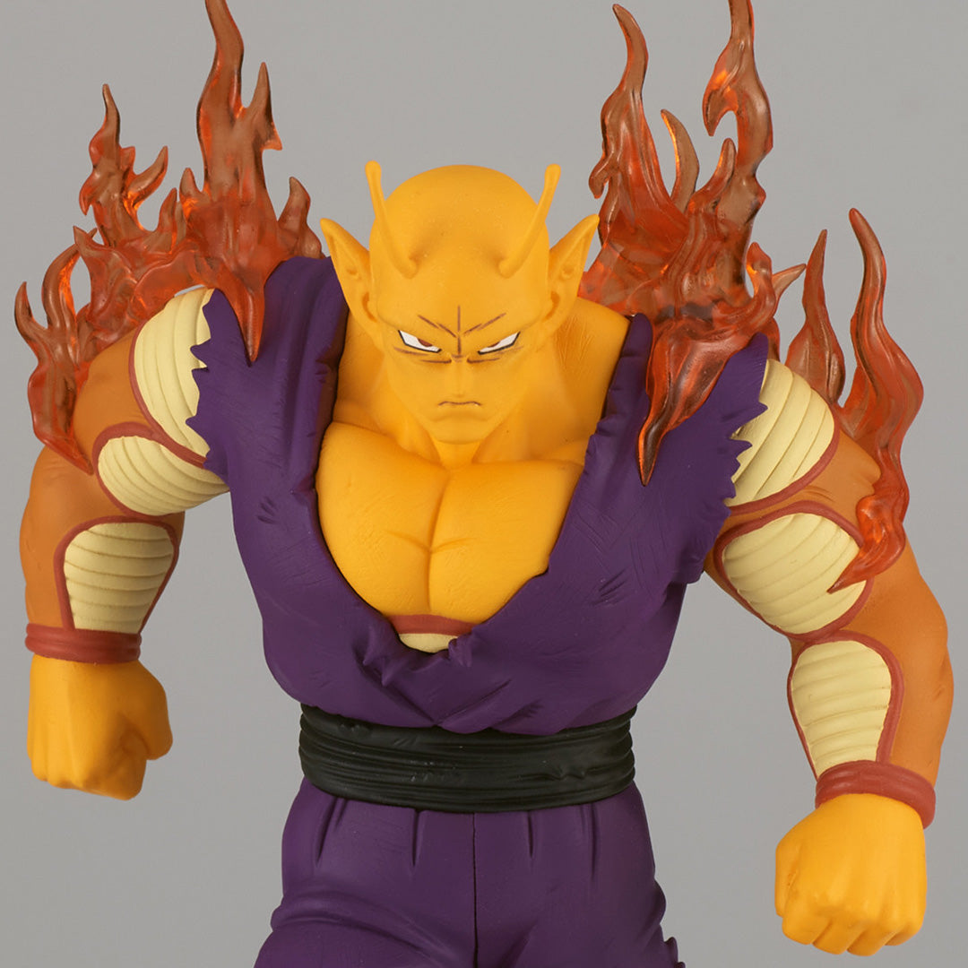 Figurine de Orange Piccolo du film Dragon Ball Super, mesurant 14 cm, fabriquée en PVC par Banpresto.