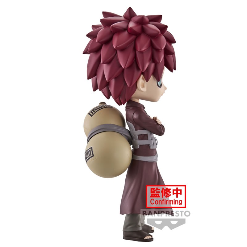 Figurine Qposket de Gaara du Desert avec des détails précis, une pose dynamique et des caractéristiques distinctives.