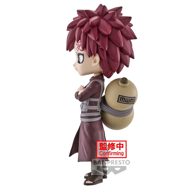 Figurine Qposket de Gaara du Desert avec des détails précis, une pose dynamique et des caractéristiques distinctives.
