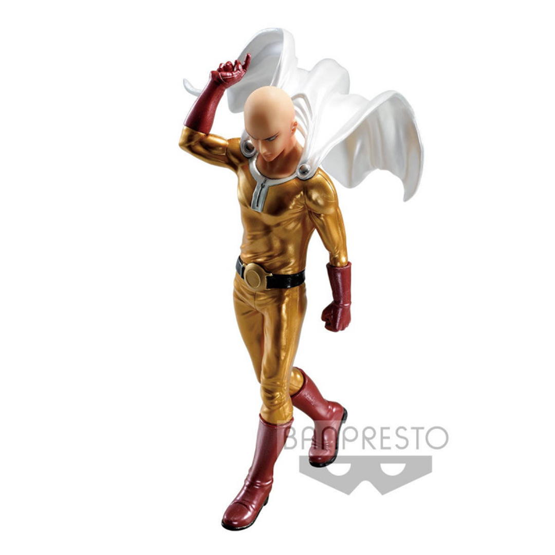 Figurine One Punch Man - Saitama - Metalic Color - Banpresto - DXF