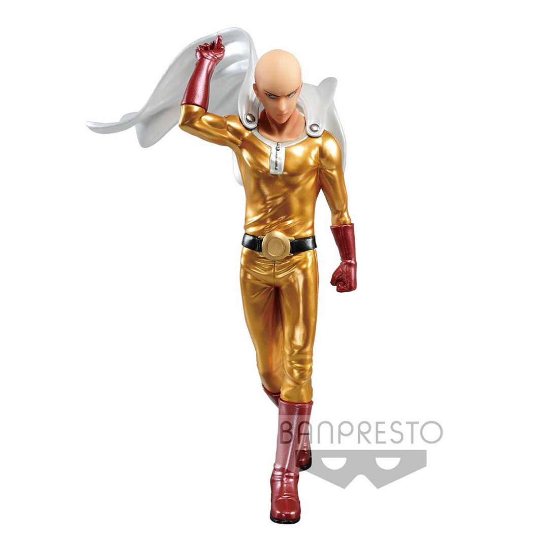 Figurine One Punch Man - Saitama - Metalic Color - Banpresto - DXF