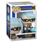 black-clover-figurine-pop-klaus-1554_2 Vue de face en plan d'ensemble de la Funko Pop de Klaus de Black Clover dans sa boîte