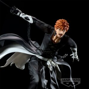 Figurine Ichigo Bleach en posture dynamique, Zanpakuto dégainé