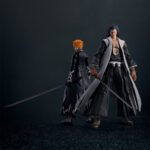Figurine Kenpachi Zaraki Bleach avec épée emblématique, visage féroce