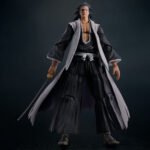 Figurine Kenpachi Zaraki Bleach avec épée emblématique, visage féroce