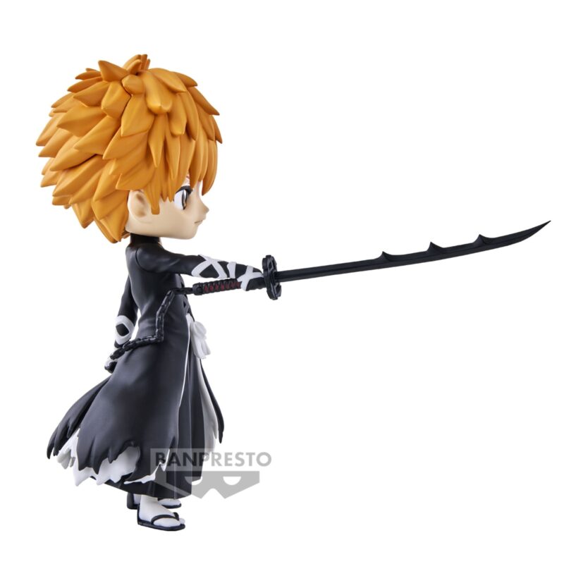 Figurine Ichigo Bleach en mode Bankai, Zanpakuto Tensa Zangetsu