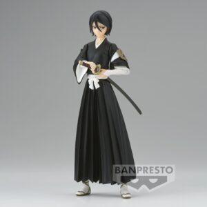 Figurine Rukia Bleach en tenue de shinigami, Zanpakuto Sode no Shirayuki