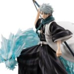 Figurine Toshiro Hitsugaya Bleach en pleine utilisation de Hyōrinmaru, Dragon de Glace