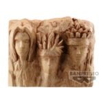 Figurine représentant les visages des trois Hokage Tsunade, Kakashi Hatake et Naruto Uzumaki en PVC de la série Naruto/Boruto.