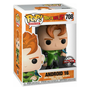 Figurine Pop de C-16 de Dragon Ball, représentant le personnage dans sa tenue traditionnelle, fabriquée par Funko.