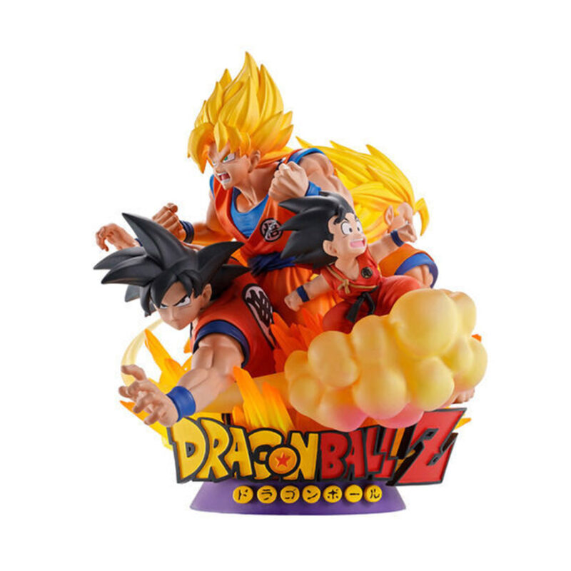 Figurine en résine représentant un personnage de style fantastique, avec des détails colorés et une finition lisse.