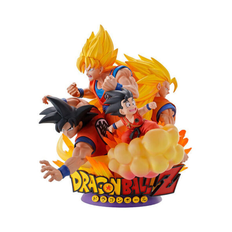 Figurine en résine représentant un personnage de style fantastique, avec des détails colorés et une finition lisse.