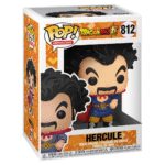 Figurine Pop de Hercule alias Mr Satan, personnage de Dragon Ball, avec une posture dynamique et un design coloré, fabriquée par Funko.
