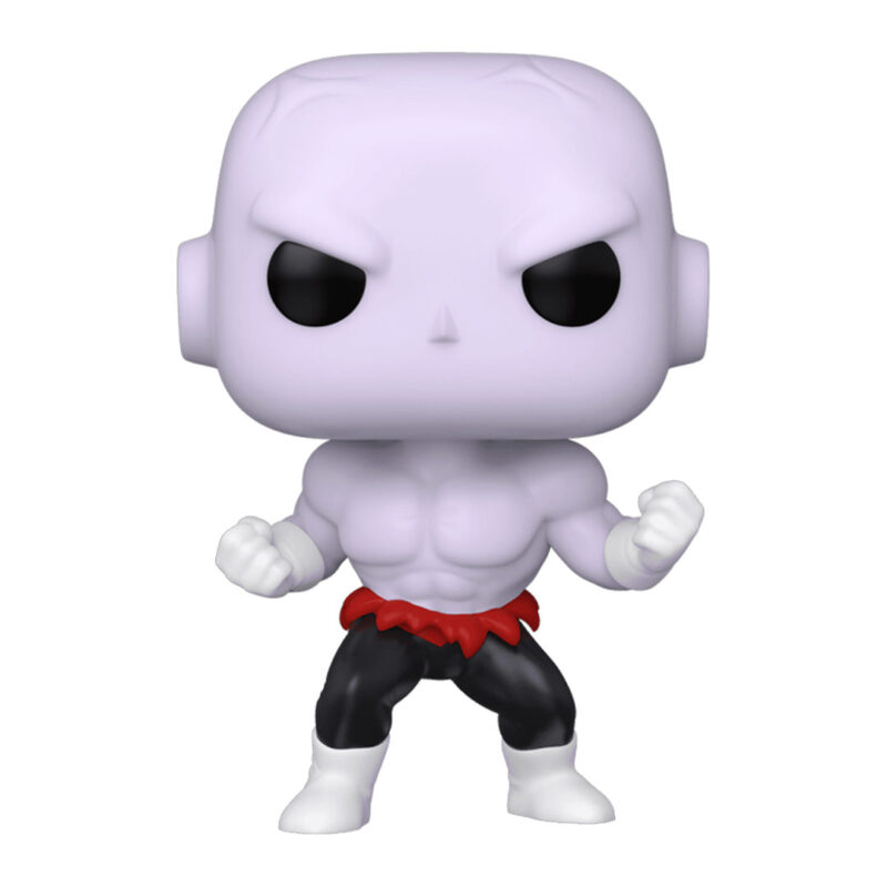 Figurine Pop de Jiren en pose de combat avec un uniforme déchiré, fabriquée par Funko.