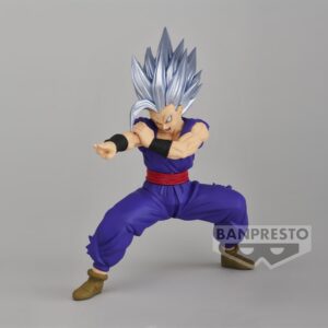 Figurine de Gohan Beast de Dragon Ball Super avec des détails saisissants et une pose dynamique, fabriquée par Banpresto.