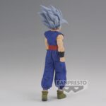 Figurine de Son Gohan Beast de Dragon Ball Super, représentant le personnage en position dynamique avec des détails précis, fabriquée par Banpresto.