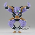 Figurine Ginyu de Dragon Ball Z en PVC mesurant 10 cm, représentant le personnage dans une pose emblématique sur la planète Namek.