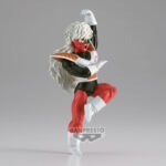 Figurine de Jeice de Dragon Ball Z, représentant le personnage en pose dynamique avec une expression déterminée, fabriquée par Banpresto, d'une hauteur de 10 cm.