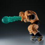 Figurine de Nappa de Dragon Ball Z mesurant 12 cm, représentant le personnage avec une sphère d'énergie dans une pose dynamique. Fabriquée par Banpresto.