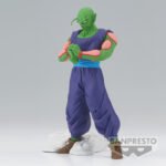 Figurine de Piccolo avec sa tenue iconique violette, montrant une posture déterminée sans sa cape, fabriquée par Banpresto.
