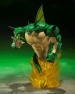 Figurine de Porunga de Dragon Ball Z mesurant 28 cm avec une tête optionnelle, accompagnée de figurine de Dende et de 7 Dragon Balls de Namek.