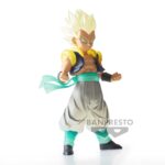 Figurine de Gotenks en Super Saiyan de la collection Clearise, avec des cheveux translucides, représentant le personnage de Dragon Ball Z.