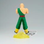 Figurine de Ten Shin Han en PVC mesurant 18 cm, représentant le personnage en position d'attaque avec un regard déterminé et les mains formant un triangle pour exécuter le Kikōhō. Éditée par Banpresto dans la collection GxMateria.