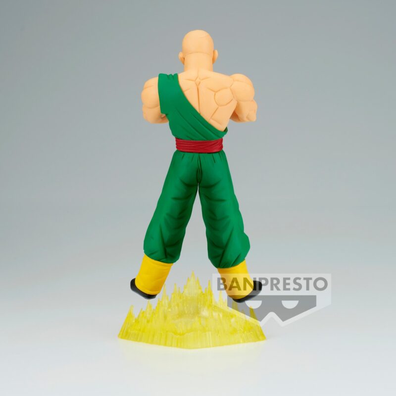 Figurine de Ten Shin Han en PVC mesurant 18 cm, représentant le personnage en position d'attaque avec un regard déterminé et les mains formant un triangle pour exécuter le Kikōhō. Éditée par Banpresto dans la collection GxMateria.