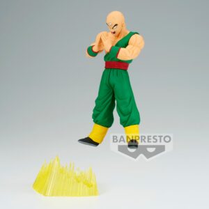 Figurine de Ten Shin Han en PVC mesurant 18 cm, représentant le personnage en position d'attaque avec un regard déterminé et les mains formant un triangle pour exécuter le Kikōhō. Éditée par Banpresto dans la collection GxMateria.
