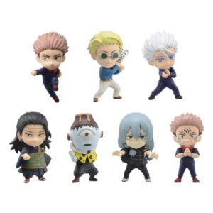 Collection complète de 8 figurines Jujutsu Kaisen Adverge Motion Vol. 2.