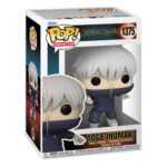 Figurine Funko Pop! de Toge Inumaki de la série Jujutsu Kaisen en uniforme à col haut, en posture dynamique avec expression neutre. Vue de face à mi-distance.