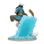 Figurine de Haku de la série Memorable Saga, représentant un ninja émergeant d'un mur de glace.