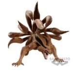 Figurine de Kurama de 14 cm avec neuf queues en position dynamique, fabriquée par Banpresto.