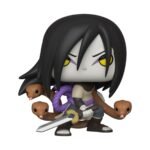 Figurine Pop d'Orochimaru dans une pose dynamique avec des détails soignés, fabriquée par Funko.