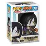 Figurine Pop d'Orochimaru dans une pose dynamique avec des détails soignés, fabriquée par Funko.