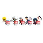 Figurine de Minato Namikaze en PVC, représentant le Quatrième Hokage dans une pose dynamique avec un manteau.