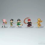 Figurine de Sakura Haruno dans une pose dynamique avec un bandana et un sourire déterminé, fabriquée par BANPRESTO.