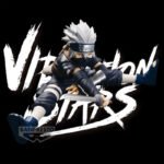 Figurine représentant Kakashi Hatake en pose dynamique, tenant une épée, de la série Naruto par BANPRESTO.
