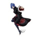 Figurine de Konan de l'Akatsuki en PVC, mesurant 15 cm, avec un manteau aux motifs de nuage rouge.