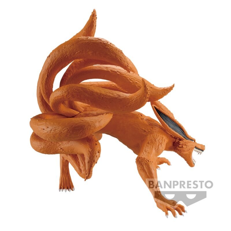 Figurine de Kurama de BANPRESTO représentant le démon renard à neuf queues avec des détails précis.