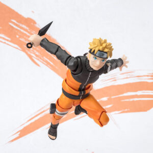 Figurine de Naruto Uzumaki de 15 cm avec visages interchangeables et un drapeau NARUTOP99.