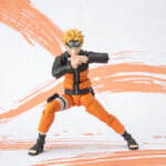 Figurine de Naruto Uzumaki de 15 cm avec visages interchangeables et un drapeau NARUTOP99.