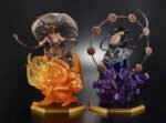 Figurine de Naruto Uzumaki incarnant Fujin avec un sac d'air et des détails minutieux.