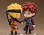 Figurine Nendoroid de Gaara avec sa gourde de sable et des effets de sable attachables.
