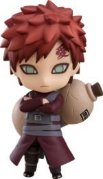 Figurine Nendoroid de Gaara avec sa gourde de sable et des effets de sable attachables.