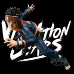 Figurine d'Obito Uchiha de Naruto Shippuden, en PVC, avec Sharingan apparent et pose dynamique.