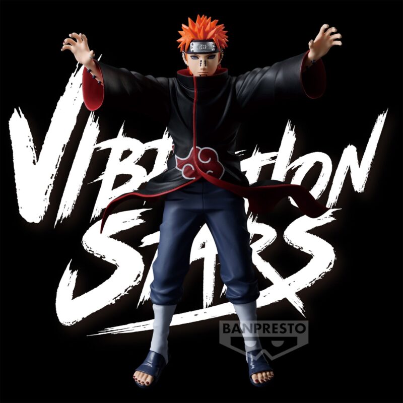 Figurine de Pain en PVC de 17 cm, représentant le personnage avec son manteau de l'Akatsuki.